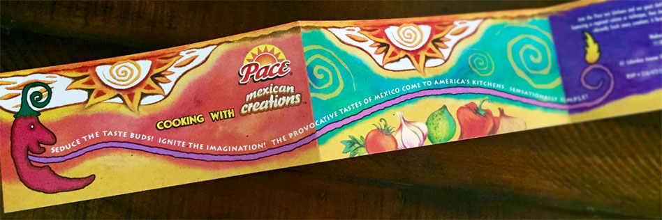 Pace Mexican Creations announcement brochure