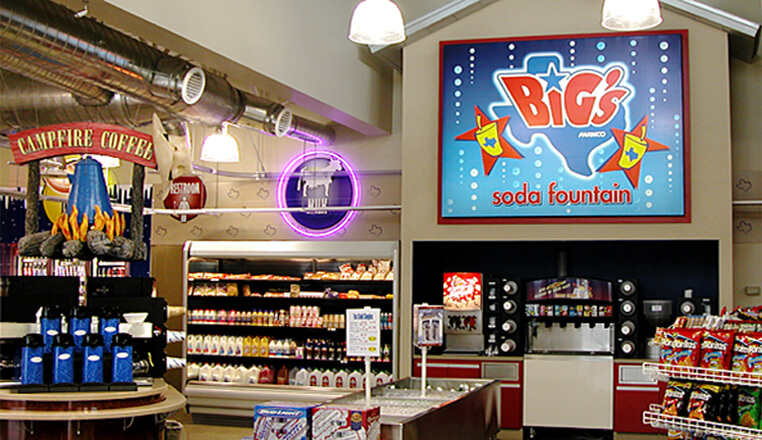 BIGs Convenience Store interior