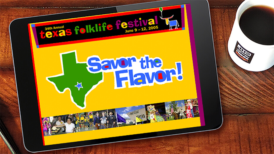 Texas Folklife Festival | Website Design