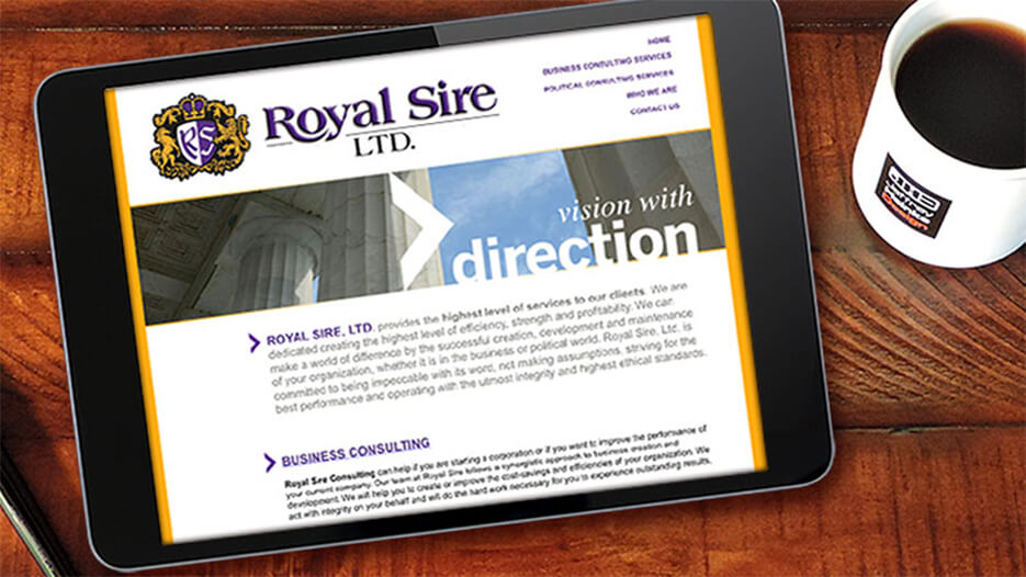 Royal Sire | Website Design