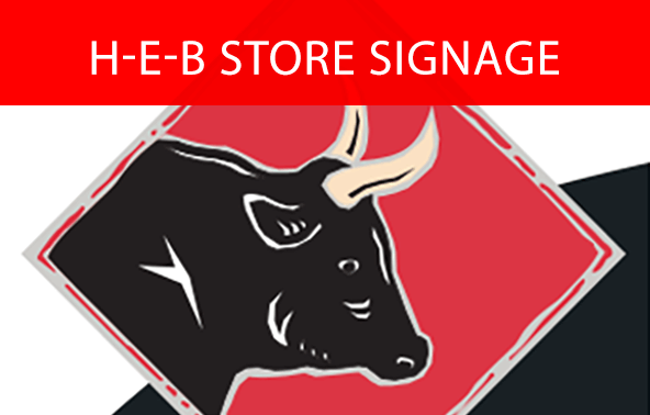 H-E-B signs